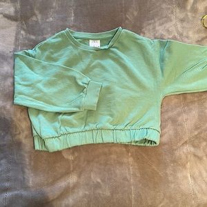 Kid’s Zara green sweatshirt and pants set size 6